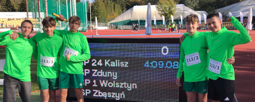 5 miejsce w finale Festiwalu sztafet dla SP 24